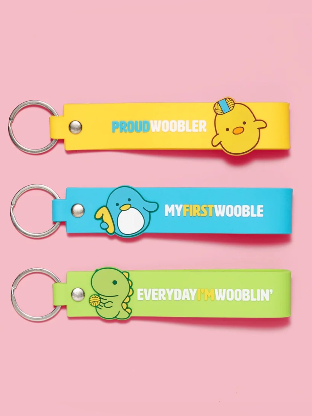 Woobles - Key to Your Heart Keychain Set
